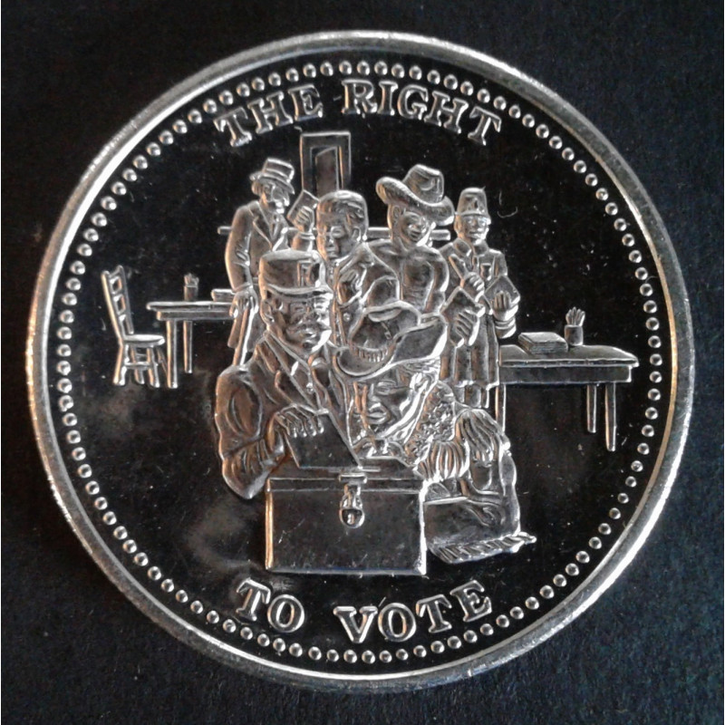 1 Oz Johnson Matthey Freedom Vote Obverse