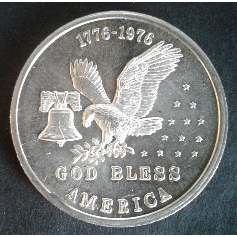 1976 1 Oz Kennesaw Mint Eagle/Bell Reverse