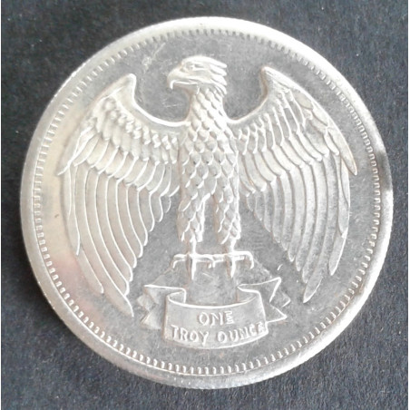 1973 1 Oz Letcher Mint Eagle Obverse