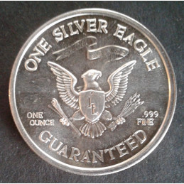 1979 1 Oz Liberty Lobby Washington Reverse