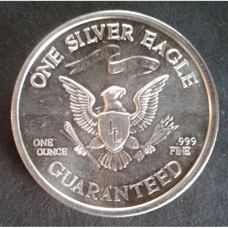 1979 1 Oz Liberty Lobby Washington Reverse