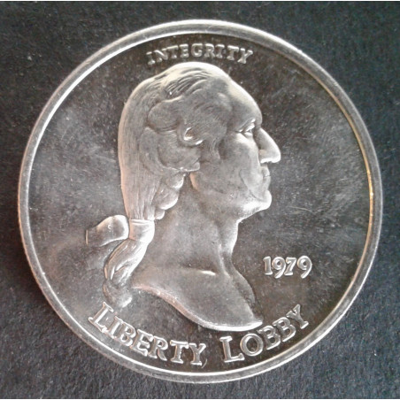 1979 1 Oz Liberty Lobby Washington Obverse