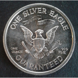 1980 1 Oz Liberty Lobby Lady Liberty Reverse