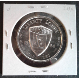 1980 1/2 Oz Liberty Lobby Andrew Jackson Reverse