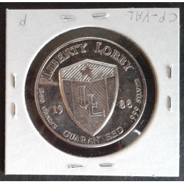 1988 1/2 Oz Liberty Lobby Andrew Jackson Reverse