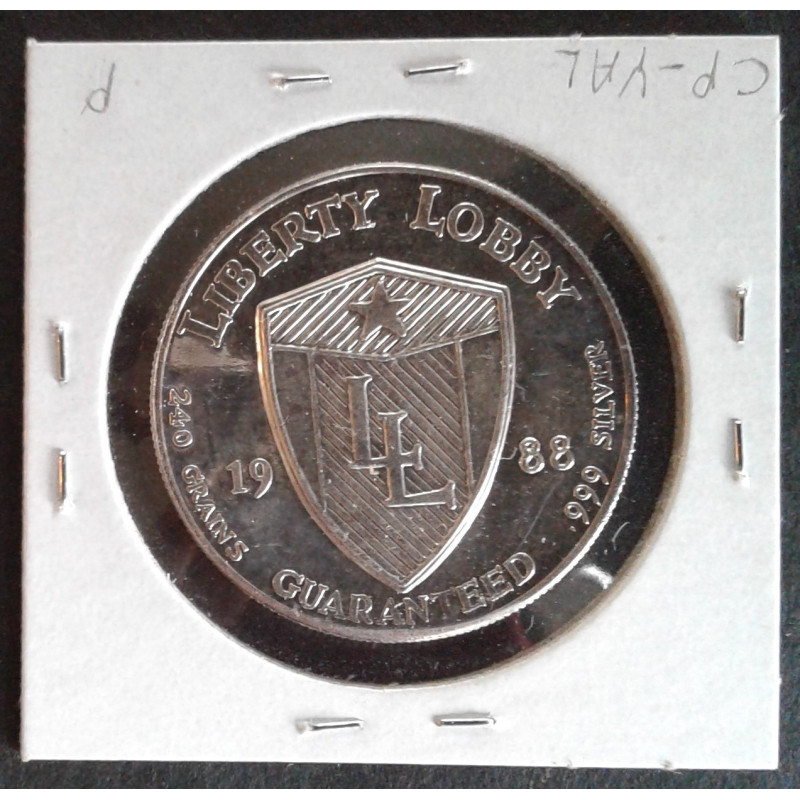 1988 1/2 Oz Liberty Lobby Andrew Jackson Reverse