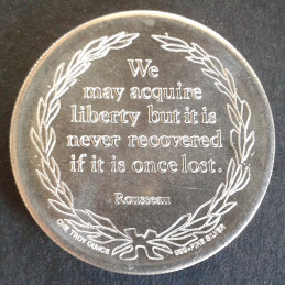 1 Oz Liberty Metals Inc Rousseau Reverse