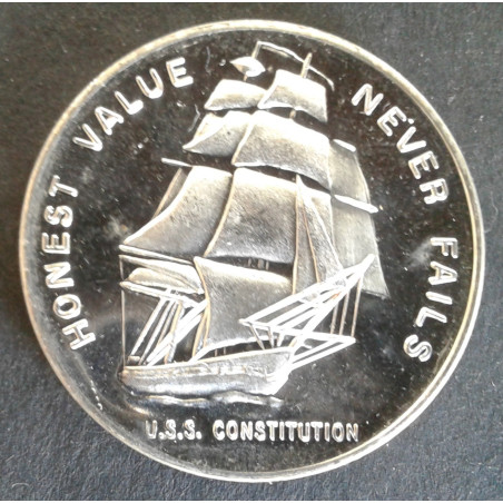 1 Oz Liberty Mint USS Constitution Obverse