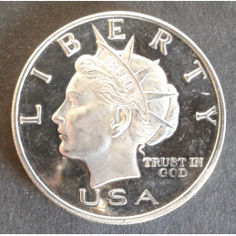 2000 1 Oz NorFed Liberty Dollar Type 4 Obverse