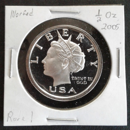 2005 1/2 Oz NorFed Liberty Dollar Obverse