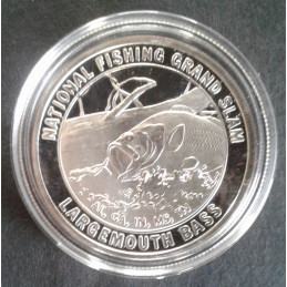 1 Oz NAFC Largemouth Bass Obverse