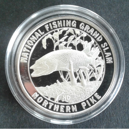1 Oz NAFC Northern Pike Obverse