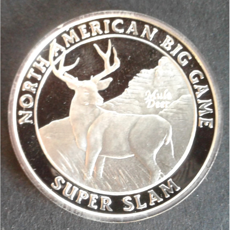 1 Oz NAHC Mule Deer Obverse