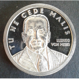 2009 1 Oz AOCS Mises Institute Ludwig Mises Obverse