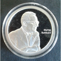 2009 1 Oz AOCS Mises Institute Murray Rothbard Obverse