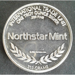 1982 1 Oz Northstar Mint Morgan Reverse