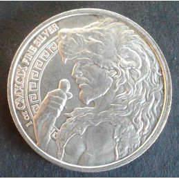 1 Oz Provident Metals Hercules Cattle of Geryon Reverse