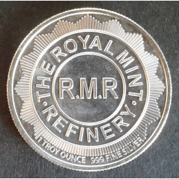 1 Oz Royal Mint Refinery Eagle/Flag Reverse