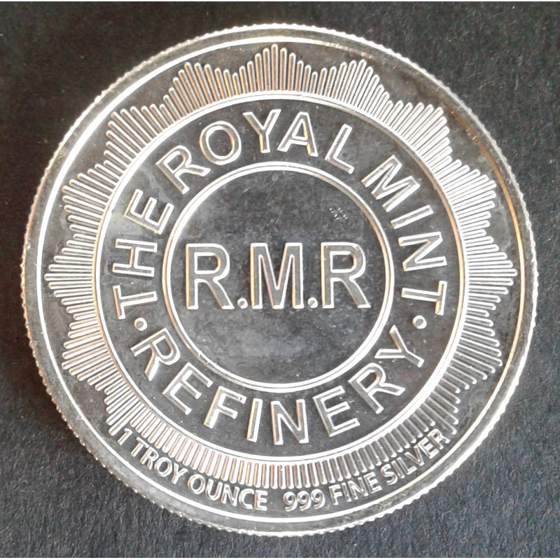 1 Oz Royal Mint Refinery Eagle/Flag Reverse