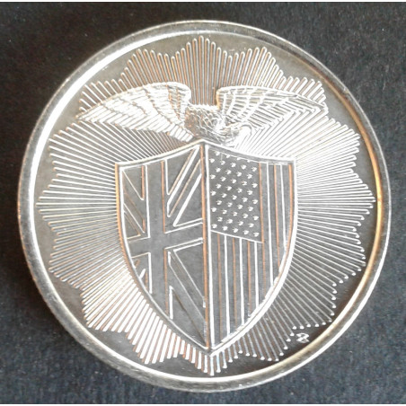 1 Oz Royal Mint Refinery Eagle/Flag Obverse