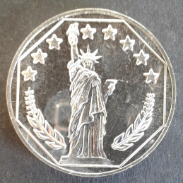 1 Oz Siltex Statue of Liberty Obverse