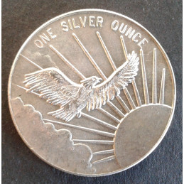 1 Oz South East Refining Soaring Eagle Obverse