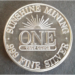 1985 1 Oz Sunshine Mint Silver Eagle Reverse