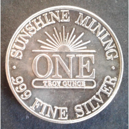 1986 1 Oz Sunshine Mint Silver Eagle Reverse