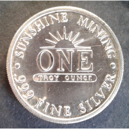 1995 1 Oz Sunshine Mint Silver Eagle Reverse