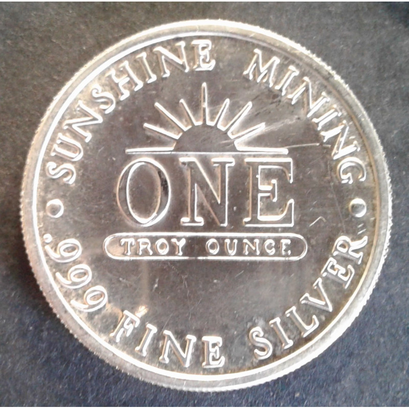 1995 1 Oz Sunshine Mint Silver Eagle Reverse