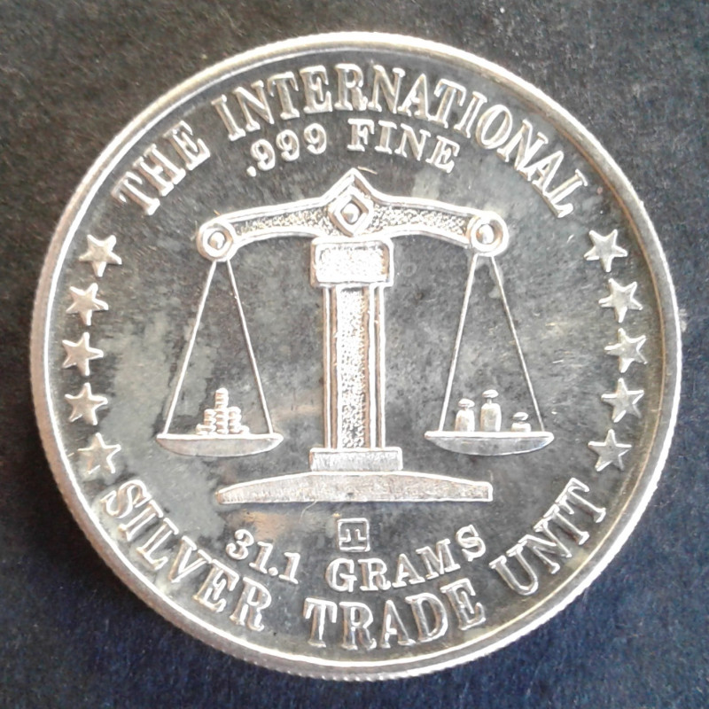 1 Oz TenTex Eagle/Bell/Trade Reverse