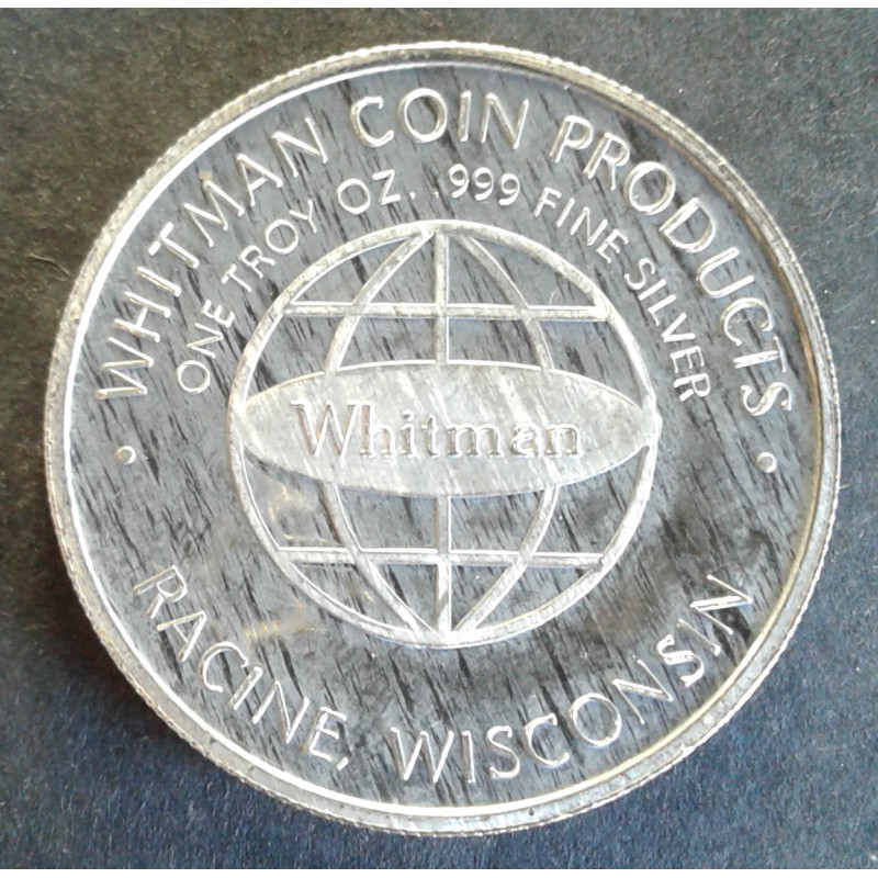 1988 1 Oz Whitman Blue Book Reverse