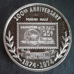 1974 1 Oz USPS Universal Postal Union Obverse