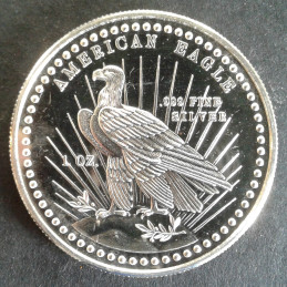 1981 1 Oz World Wide Mint Type 3 Reverse