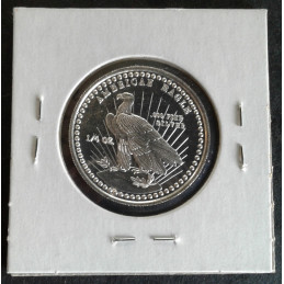 1982 1/4 Oz World Wide Mint Reverse