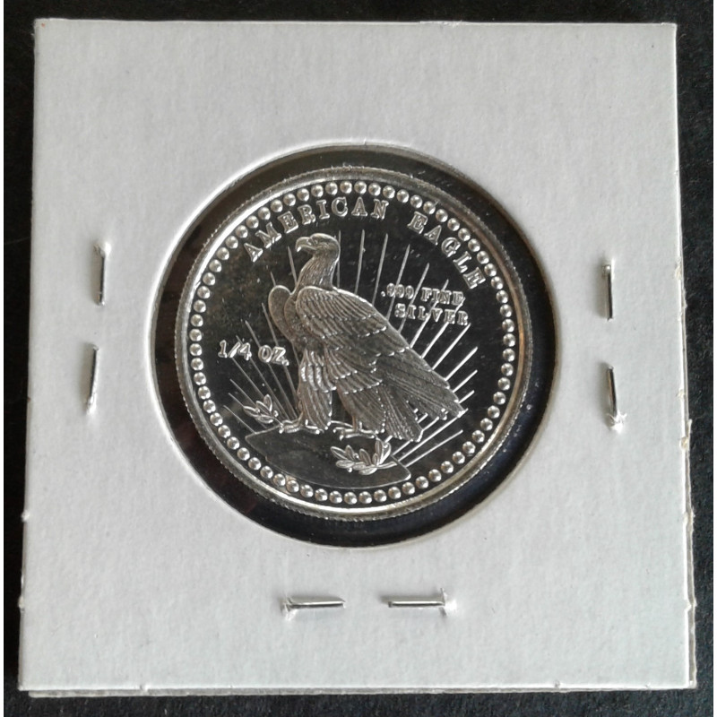 1982 1/4 Oz World Wide Mint Reverse