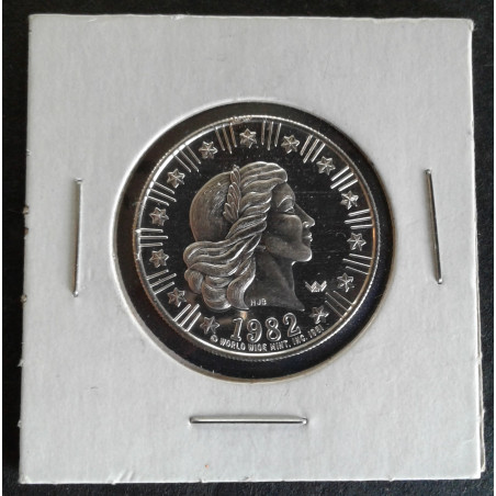 1982 1/4 Oz World Wide Mint Obverse