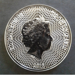 2018 1 Oz Cook Islands Silver Bounty Reverse