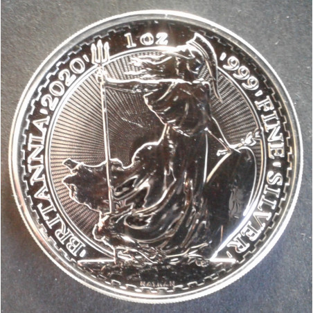 2020 1 Oz Great Britain Britannia Reverse