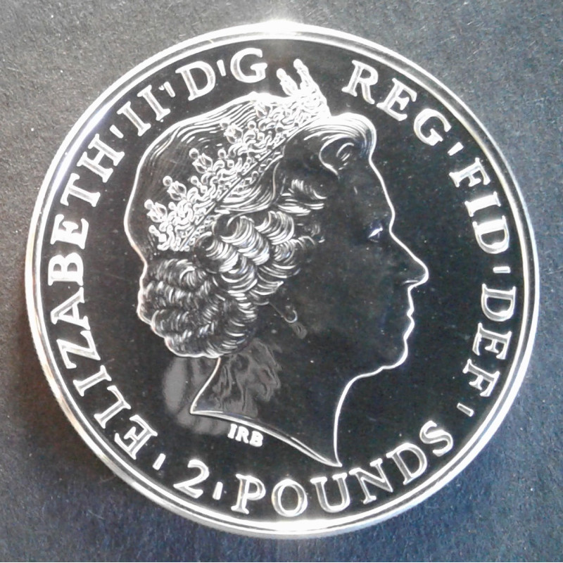 2015 1 Oz Great Britain Lunar [Sheep] Reverse