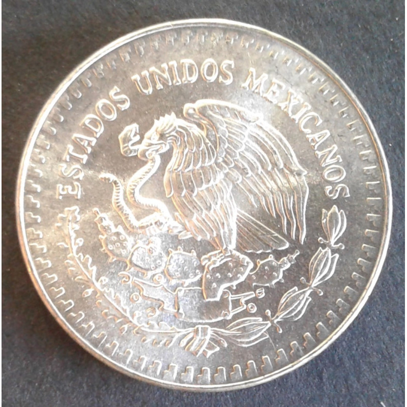 1987 1 Oz Mexican Libertad Type 1 DDO Reverse