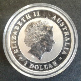 2016 1 Oz Australian Kookaburra Reverse