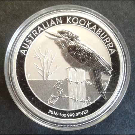 2016 1 Oz Australian Kookaburra Obverse