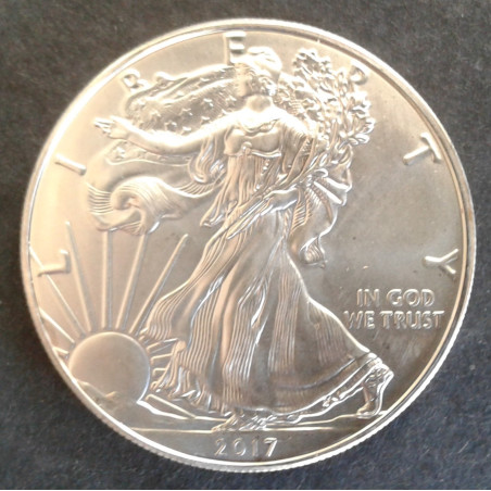 2017 1 Oz American Silver Eagle Obverse