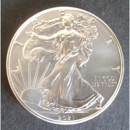 2021 1 Oz American Silver Eagle Type 1 Obverse