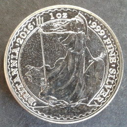 2016 1 Oz Great Britain Britannia Reverse