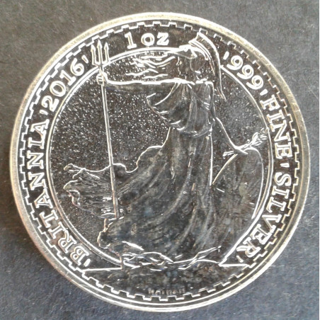 2016 1 Oz Great Britain Britannia Reverse