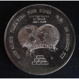 1974 1 Oz Silver Bullion Exchange Obverse