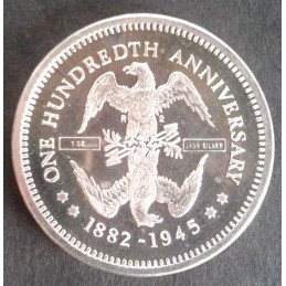 1982 1 Oz Franklin Roosevelt Reverse