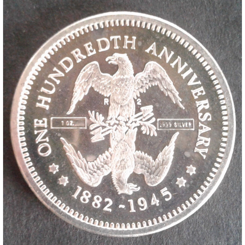 1982 1 Oz Franklin Roosevelt Reverse
